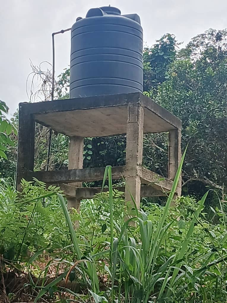 Réservoir d’eau sur la plantation d’Agboville